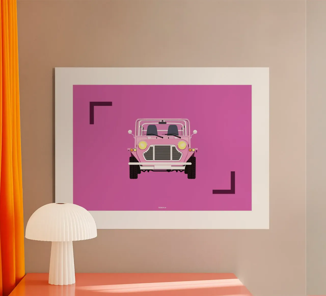 Piccola Mini Rosa plexiglass da Raphaël Delerue