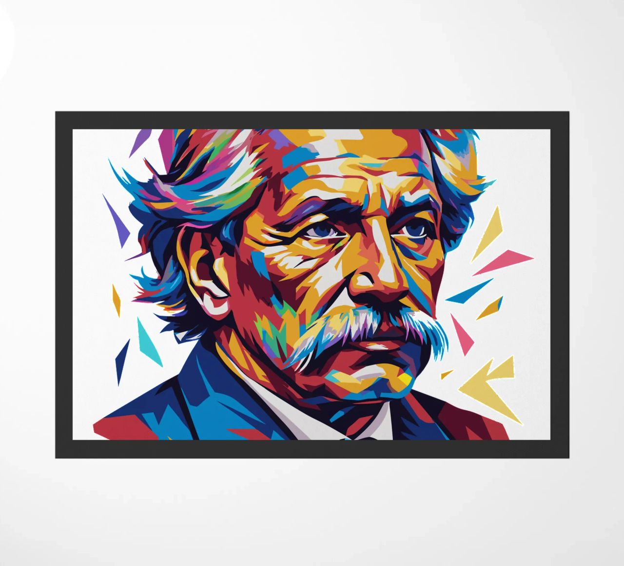 Albert Schweitzer WPAP Pop Art zerbino da vectorartnesia
