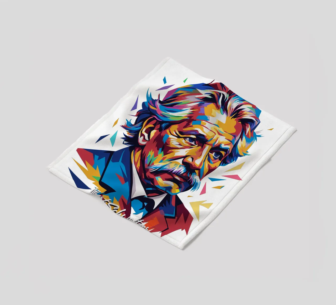 Albert Schweitzer WPAP Pop Art coperta in pile da vectorartnesia