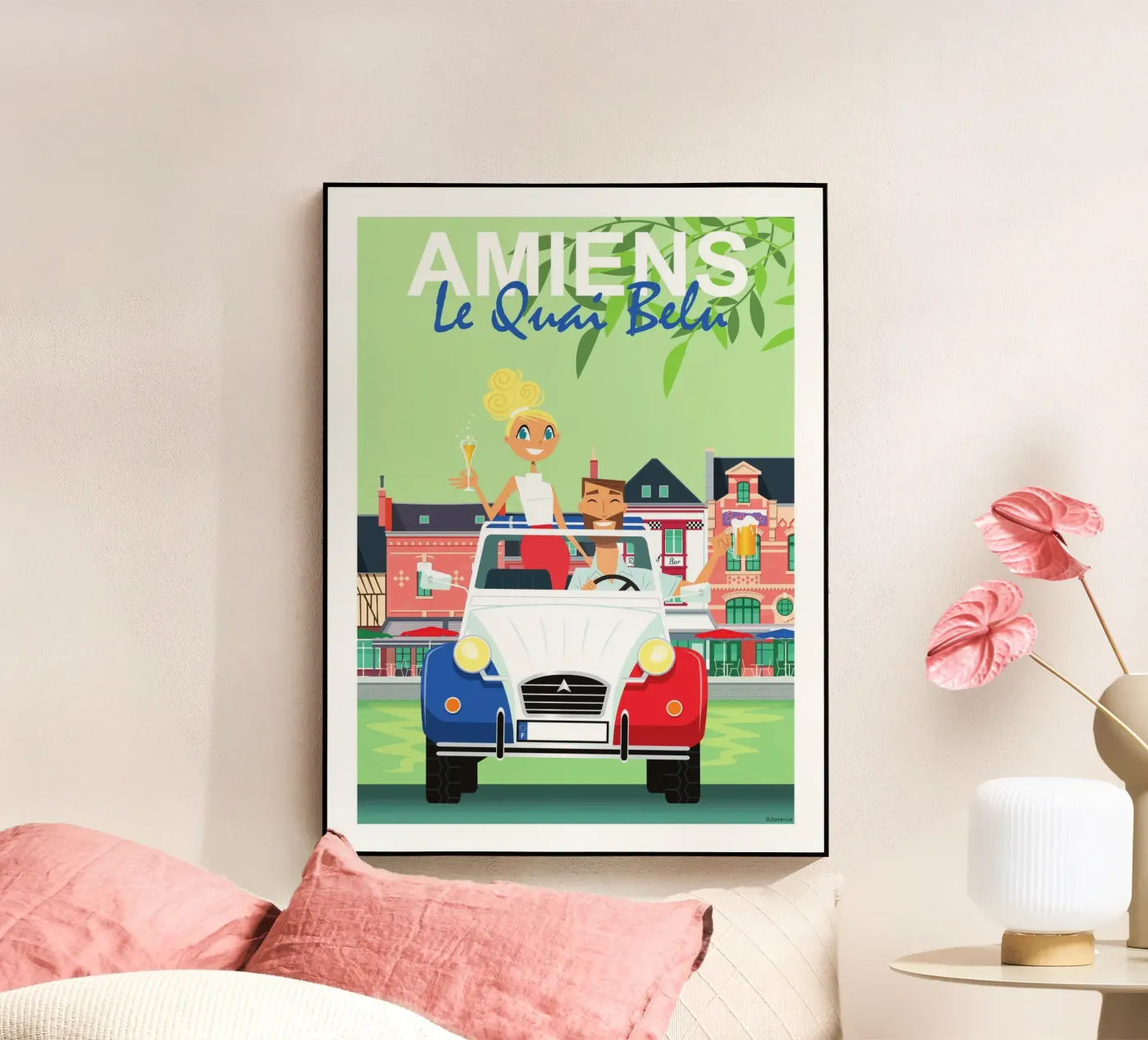 Amiens Acryl-Glas von Raphaël Delerue