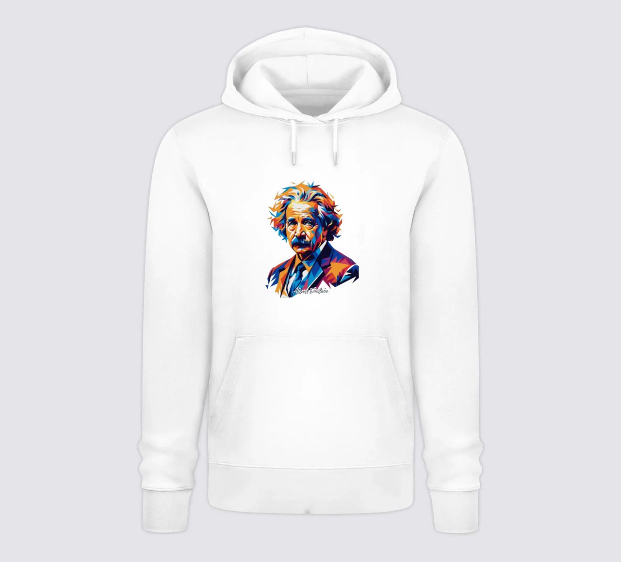 Albert Einstein in WPAP Pop Art felpa con cappuccio da vectorartnesia