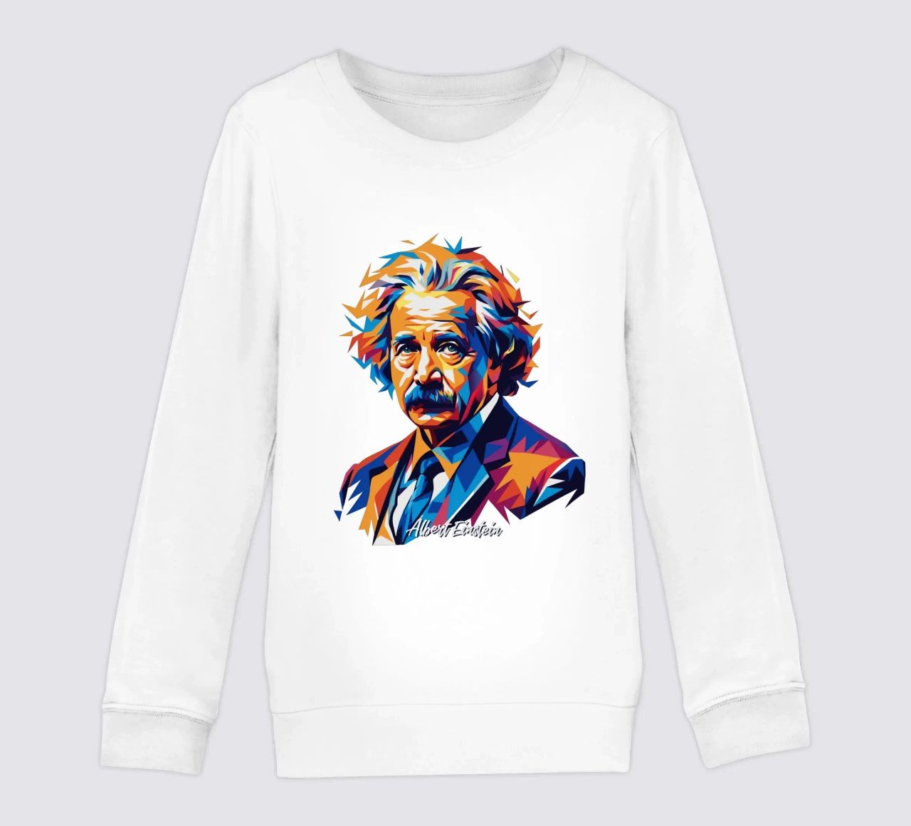 Albert Einstein in WPAP Pop Art felpa bambino da vectorartnesia