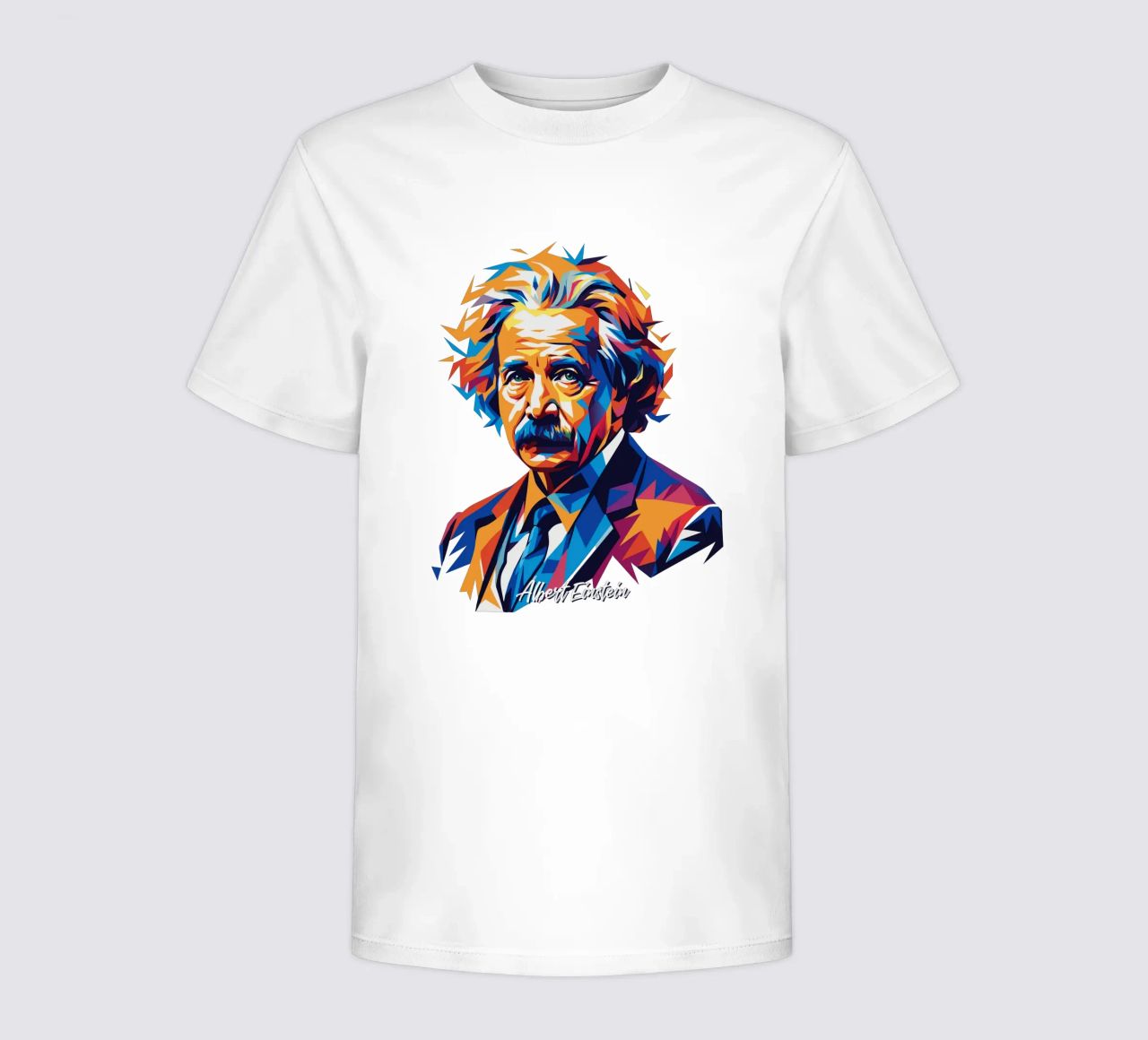 Albert Einstein in WPAP Pop Art t-shirt bambini da vectorartnesia