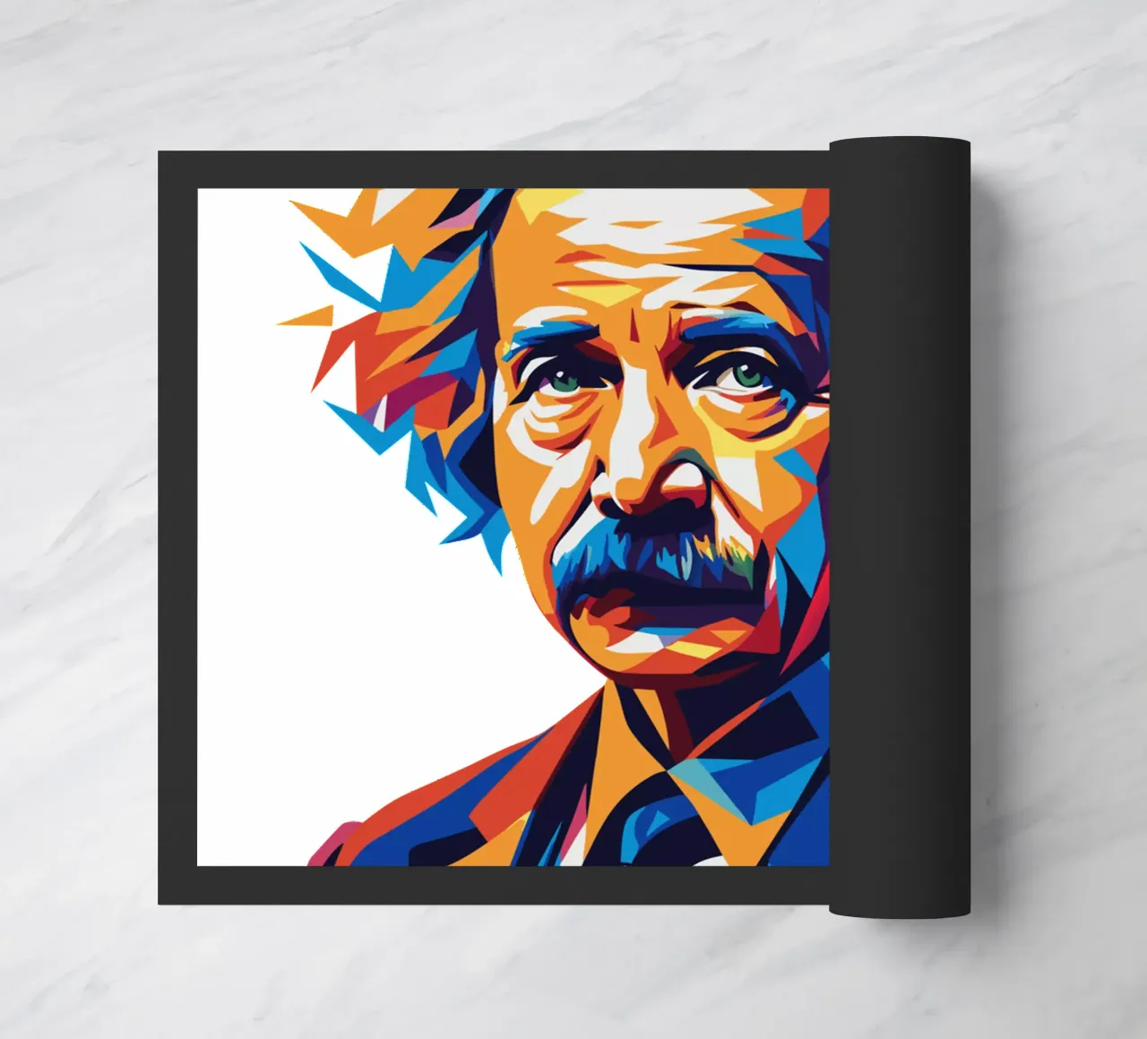 Albert Einstein in WPAP Pop Art zerbino da vectorartnesia