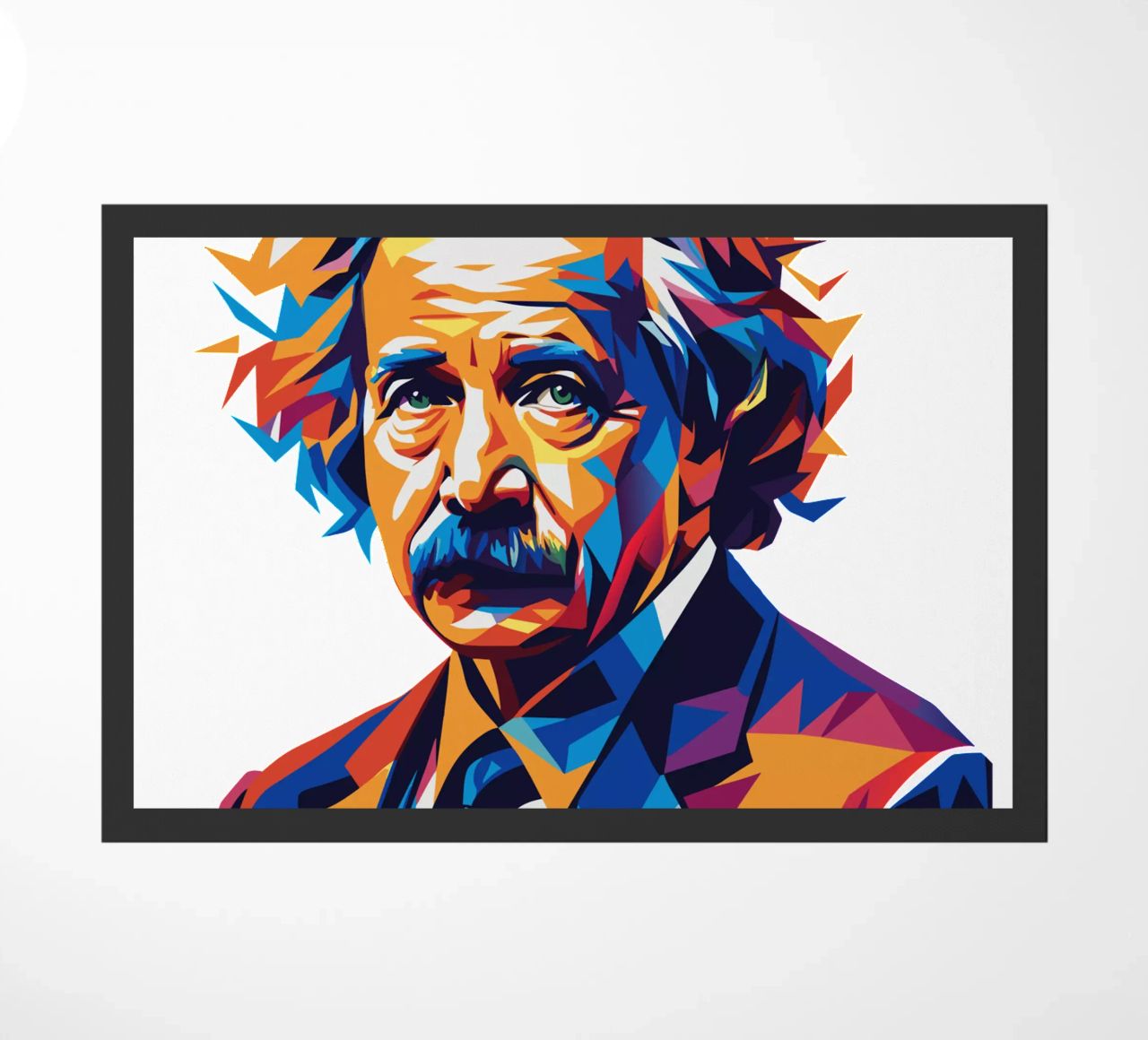 Albert Einstein in WPAP Pop Art zerbino da vectorartnesia
