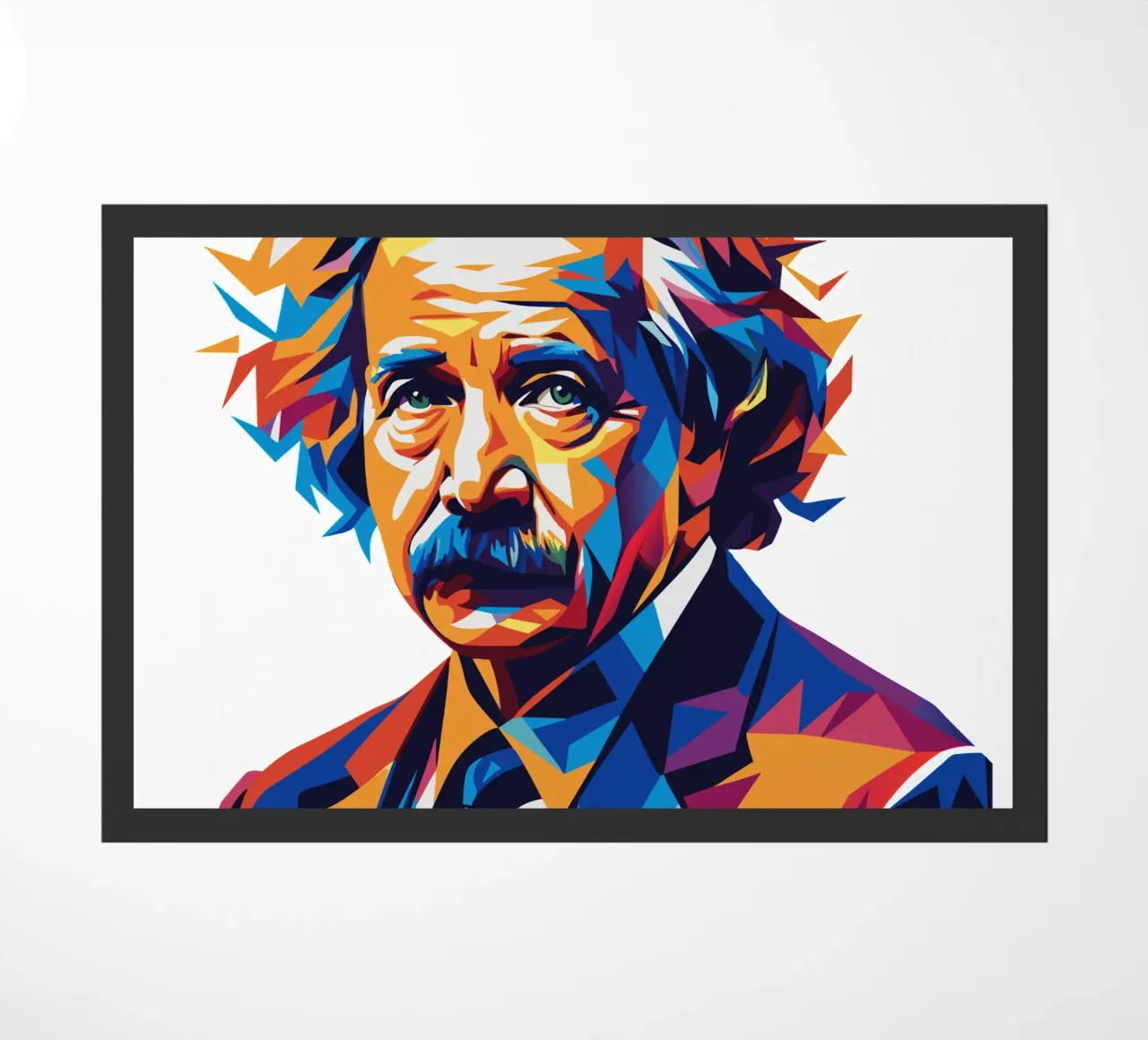Albert Einstein in WPAP Pop Art zerbino da vectorartnesia
