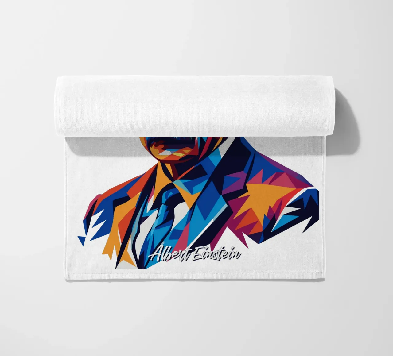 Albert Einstein in WPAP Pop Art telo mare da vectorartnesia