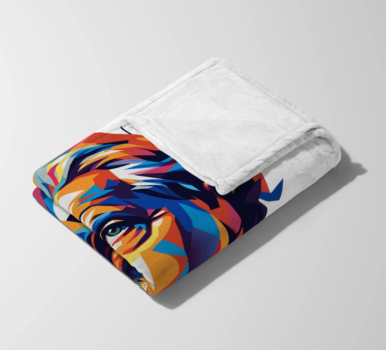 Albert Einstein in WPAP Pop Art coperta in pile da vectorartnesia