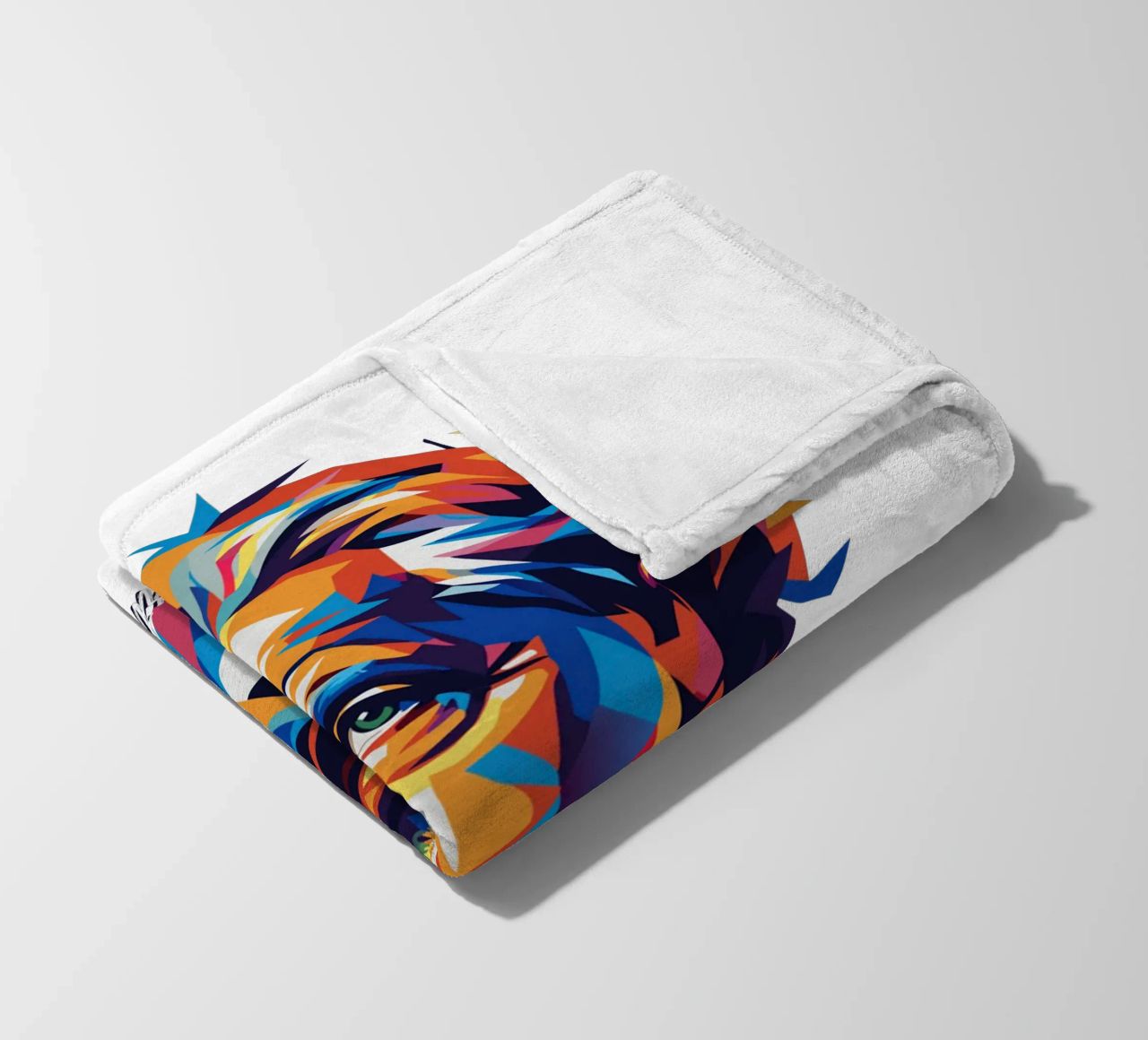 Albert Einstein in WPAP Pop Art coperta in pile da vectorartnesia