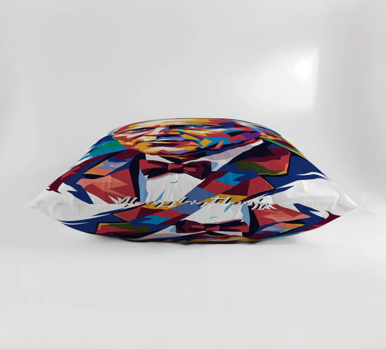 Alexander Fleming WPAP Pop Art cuscino da vectorartnesia