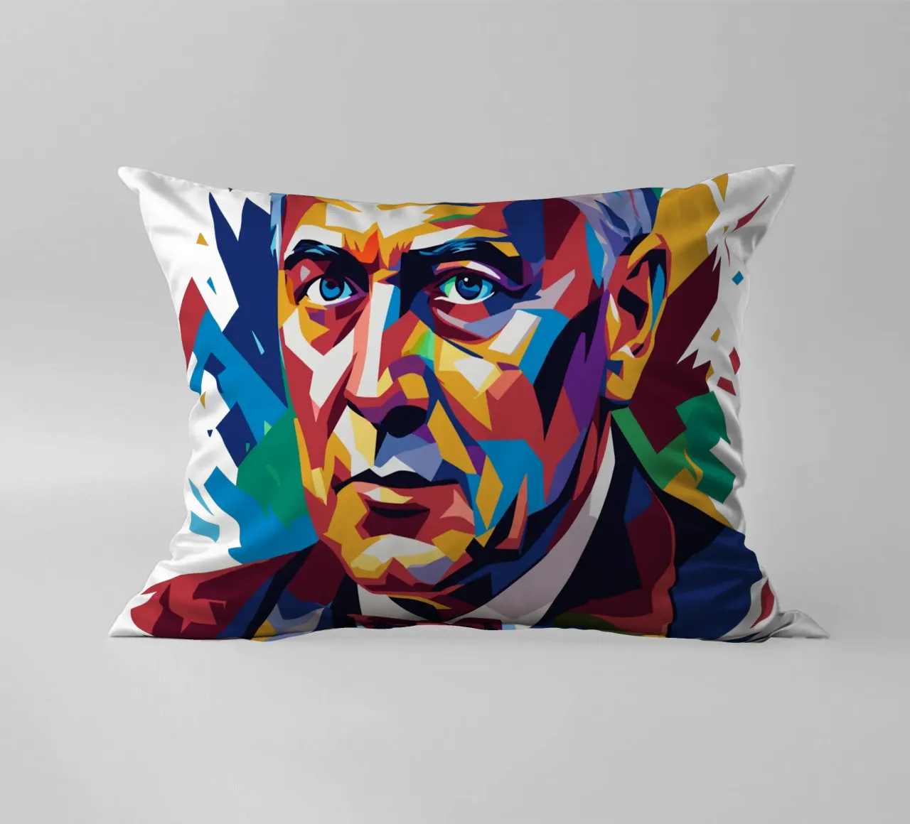 Alexander Fleming WPAP Pop Art cuscino da vectorartnesia