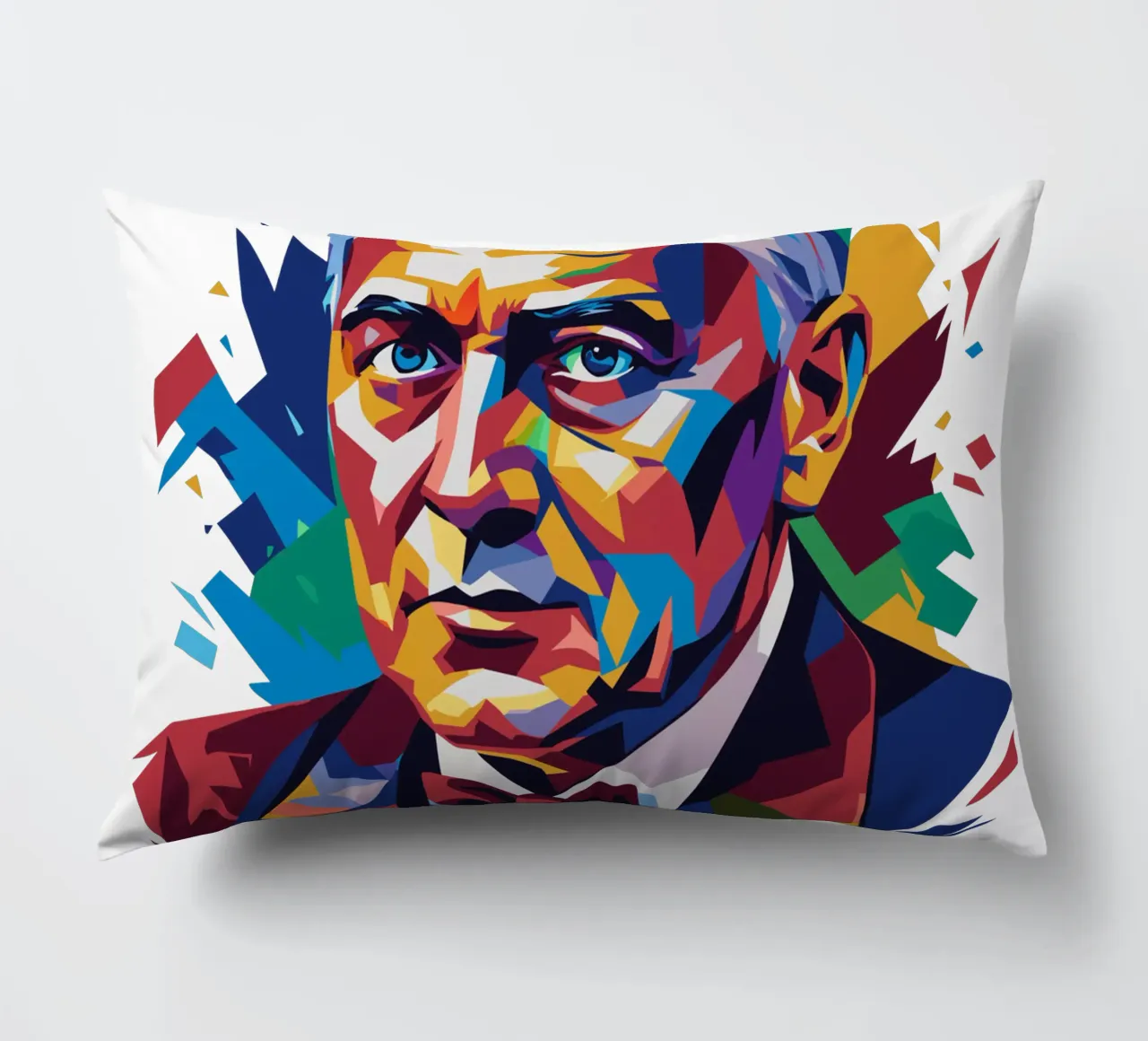 Alexander Fleming WPAP Pop Art cuscino da vectorartnesia