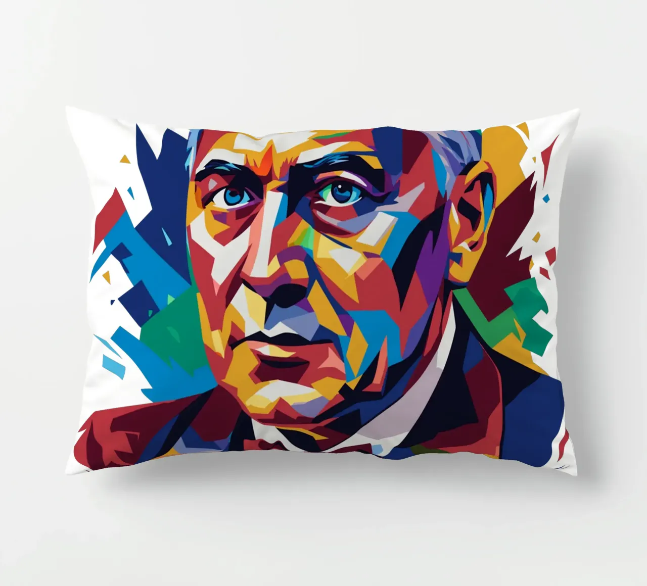 Alexander Fleming WPAP Pop Art cuscino da vectorartnesia