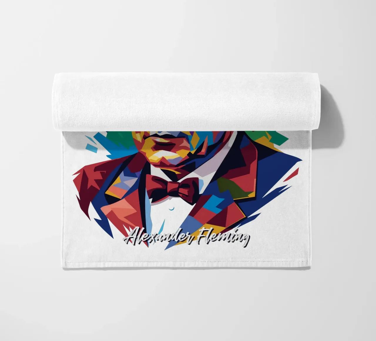 Alexander Fleming WPAP Pop Art telo mare da vectorartnesia