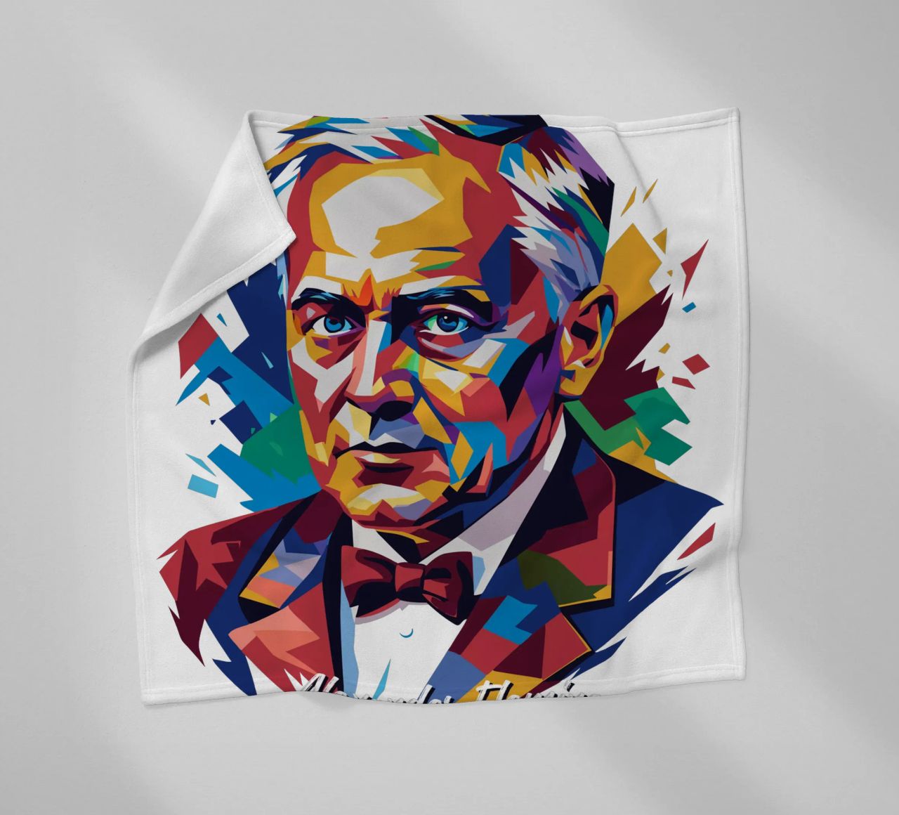 Alexander Fleming WPAP Pop Art coperta in pile da vectorartnesia