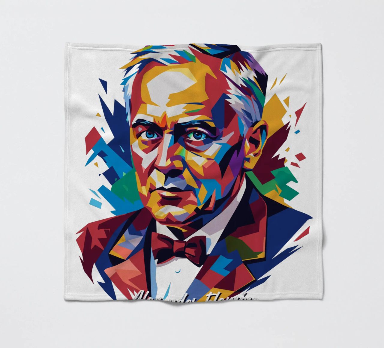 Alexander Fleming WPAP Pop Art coperta in pile da vectorartnesia