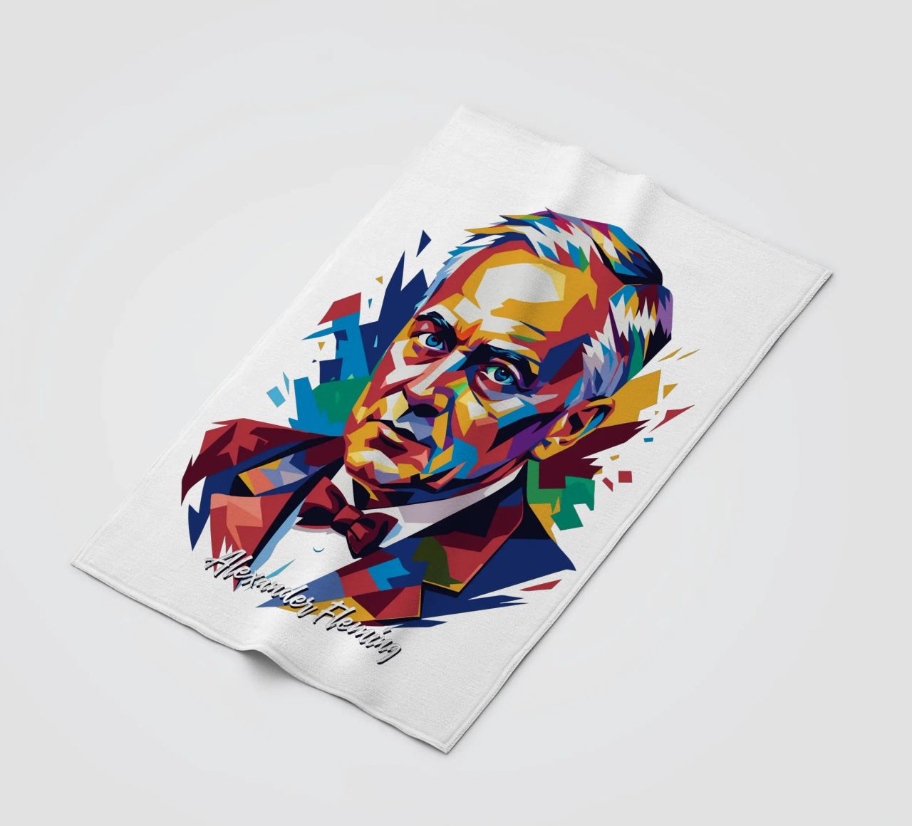 Alexander Fleming WPAP Pop Art coperta in pile da vectorartnesia