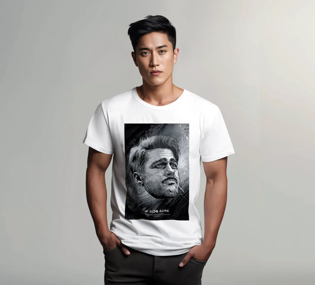 Aldo Raine t-shirt da Tomasz Zawistowski