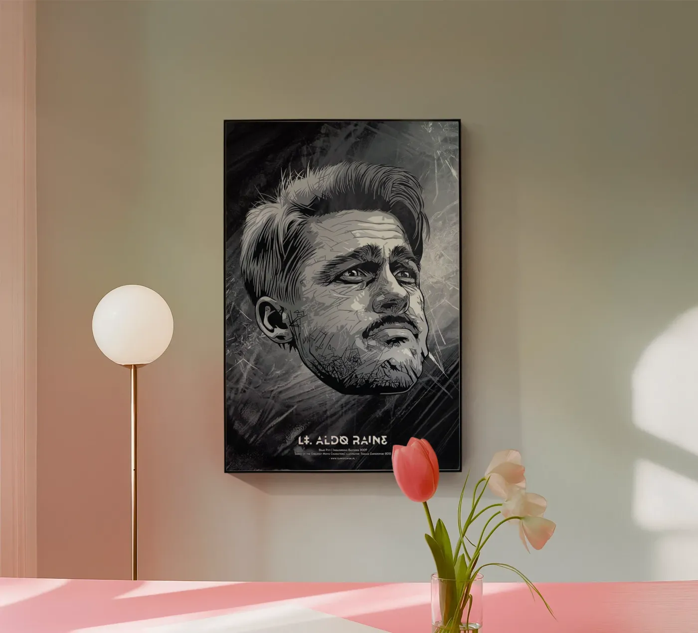Aldo Raine plexiglass da Tomasz Zawistowski