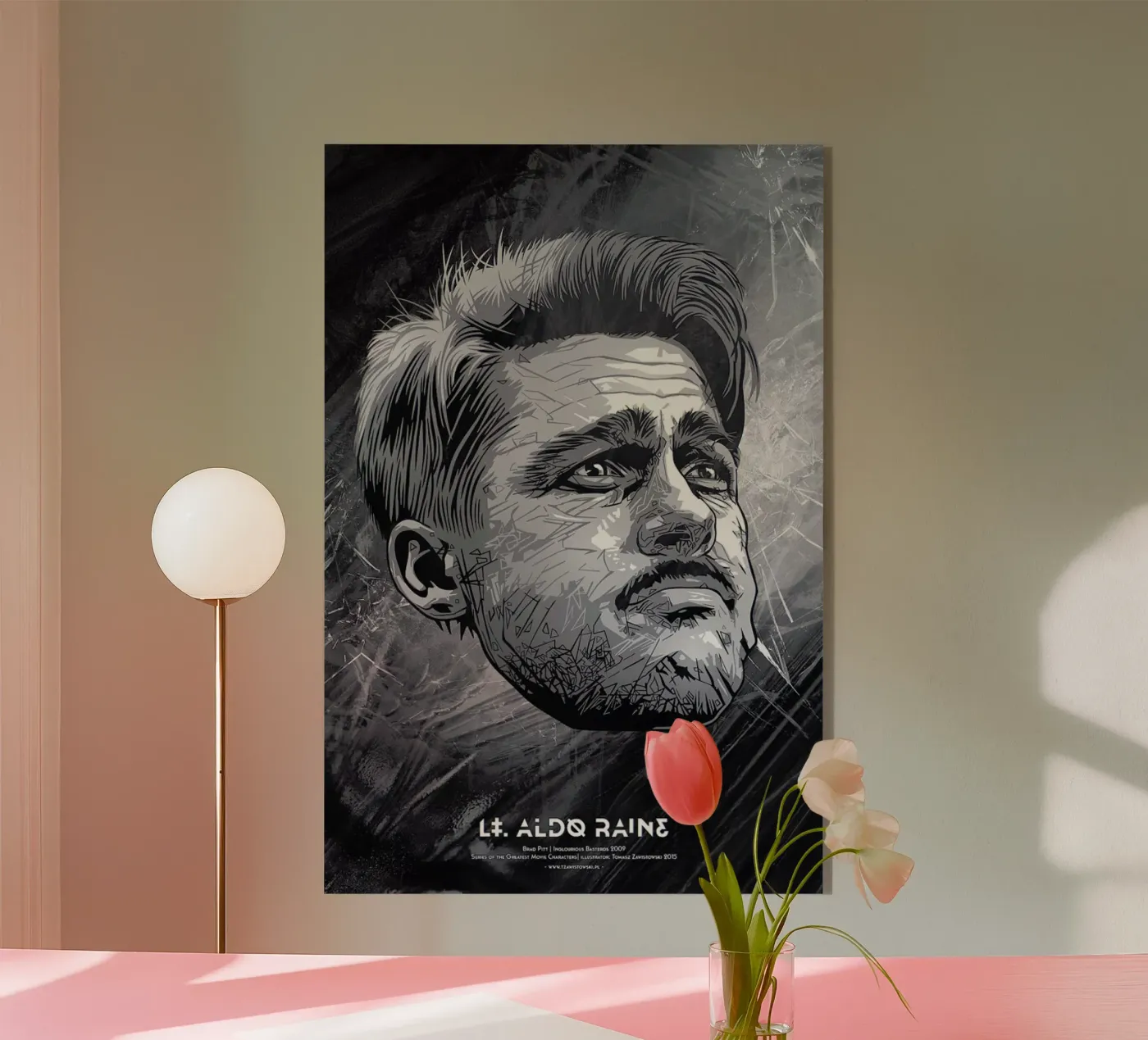 Aldo Raine plexiglass da Tomasz Zawistowski