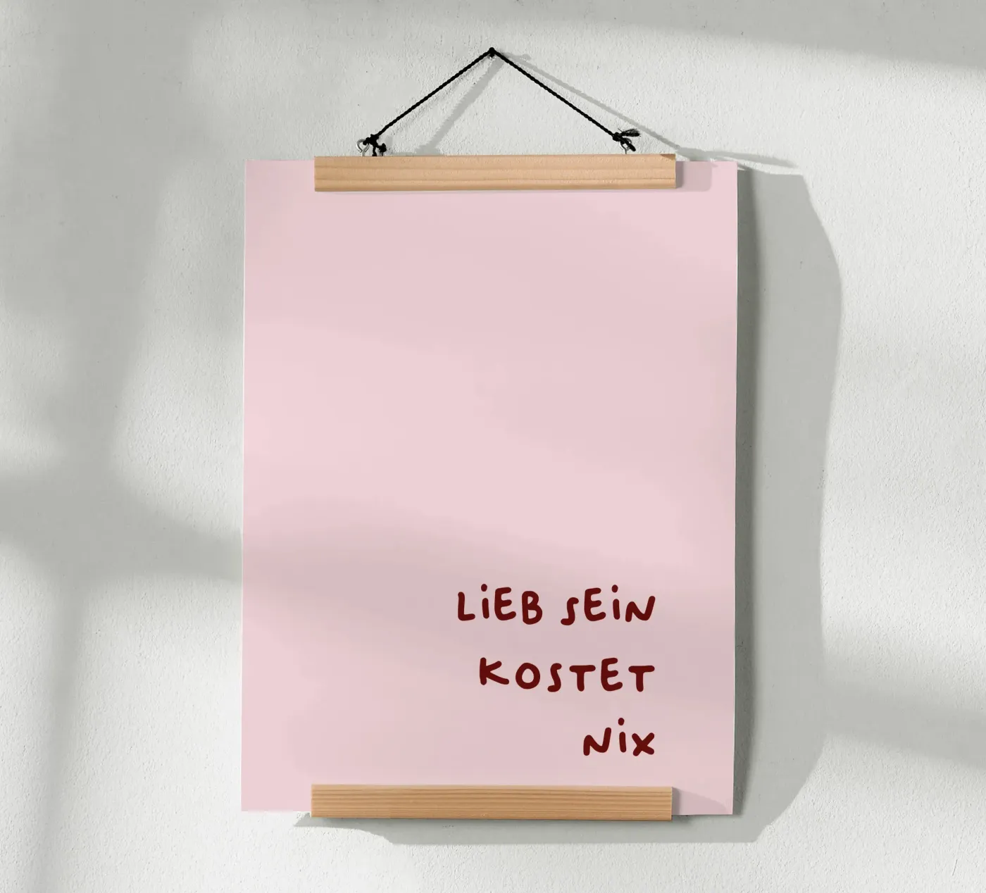 Lieb sein poster van CSK DESIGN