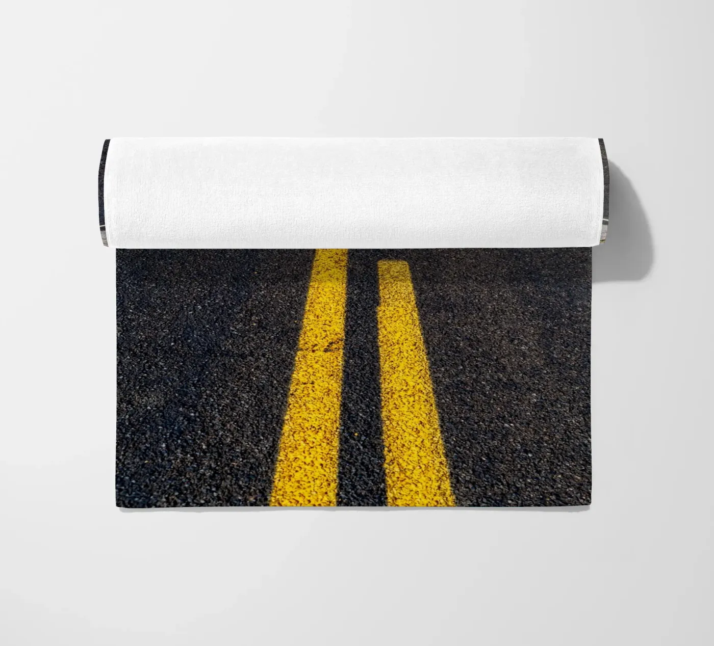 Endless road beach towel by anderm