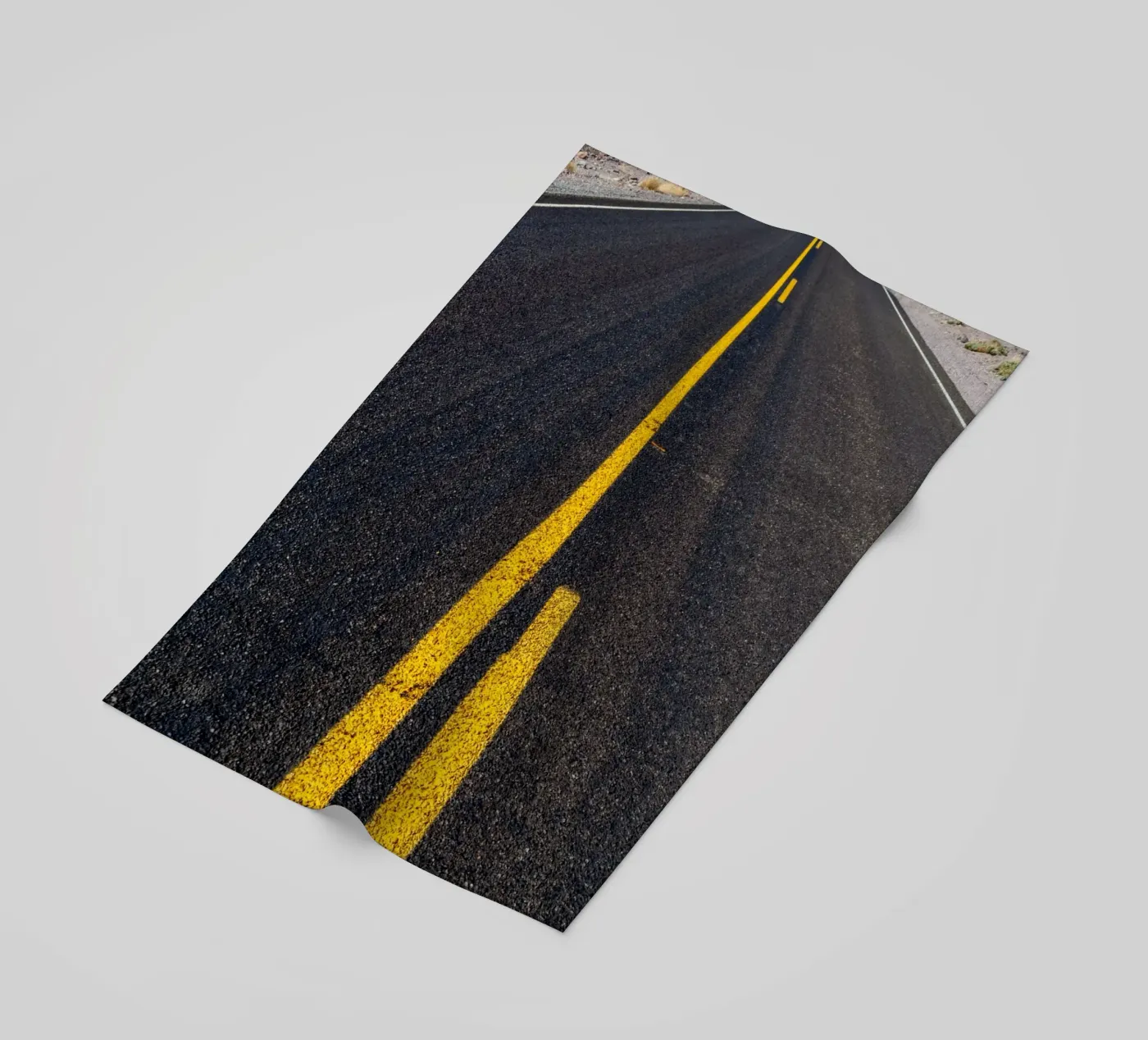 Endless road beach towel by anderm