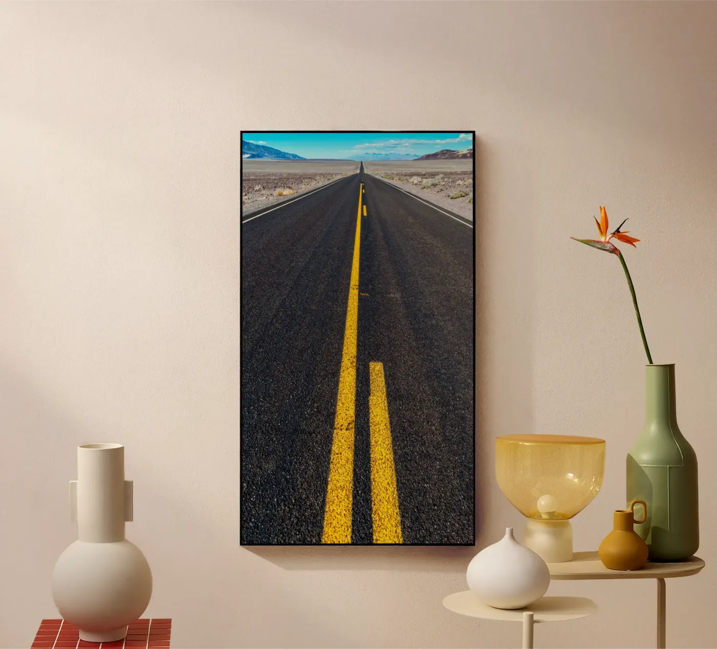 Endless road acryl van anderm