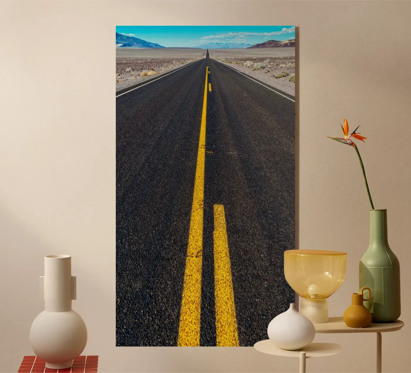 Endless road acryl van anderm