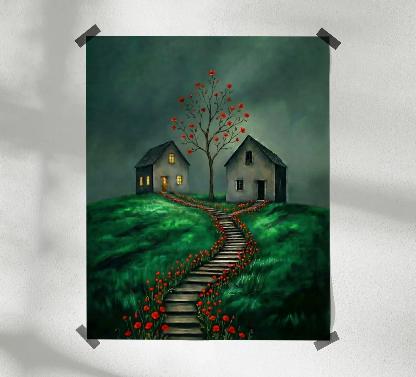 Retour à la maison poster de vincenzomarzocchiartist