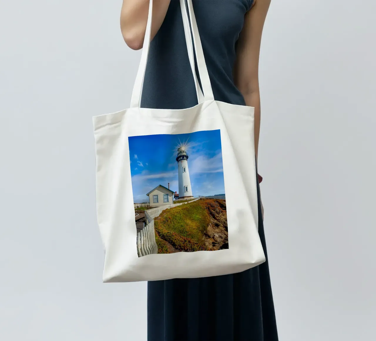 Pigeon Point Lighthouse borsa in juta da anderm