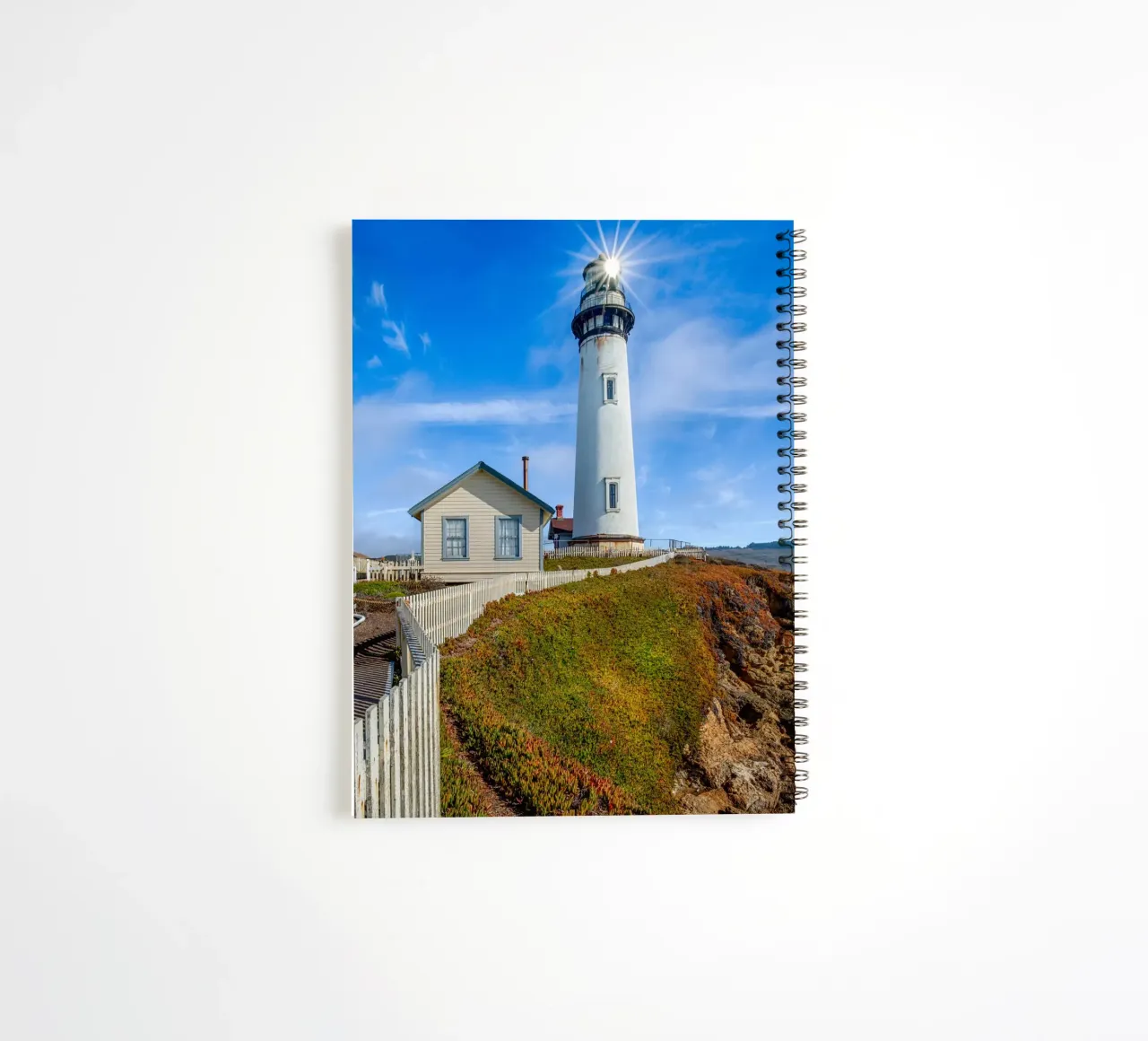Pigeon Point Lighthouse spiral notebook by anderm