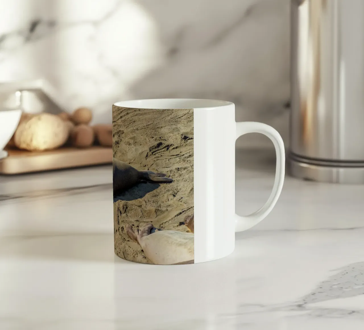 Seal tazza in ceramica da anderm