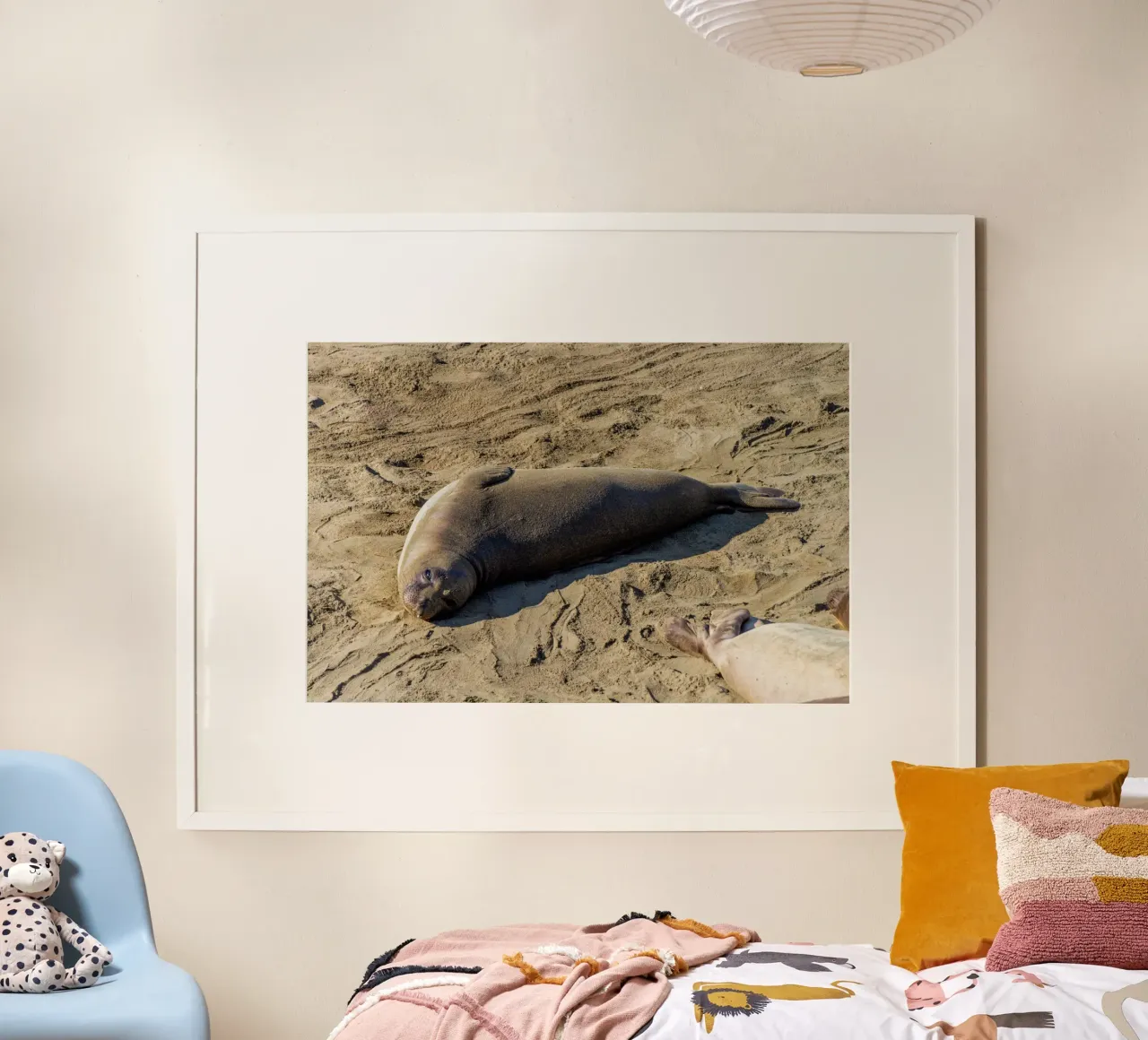 Seal poster con telaio in alluminio da anderm