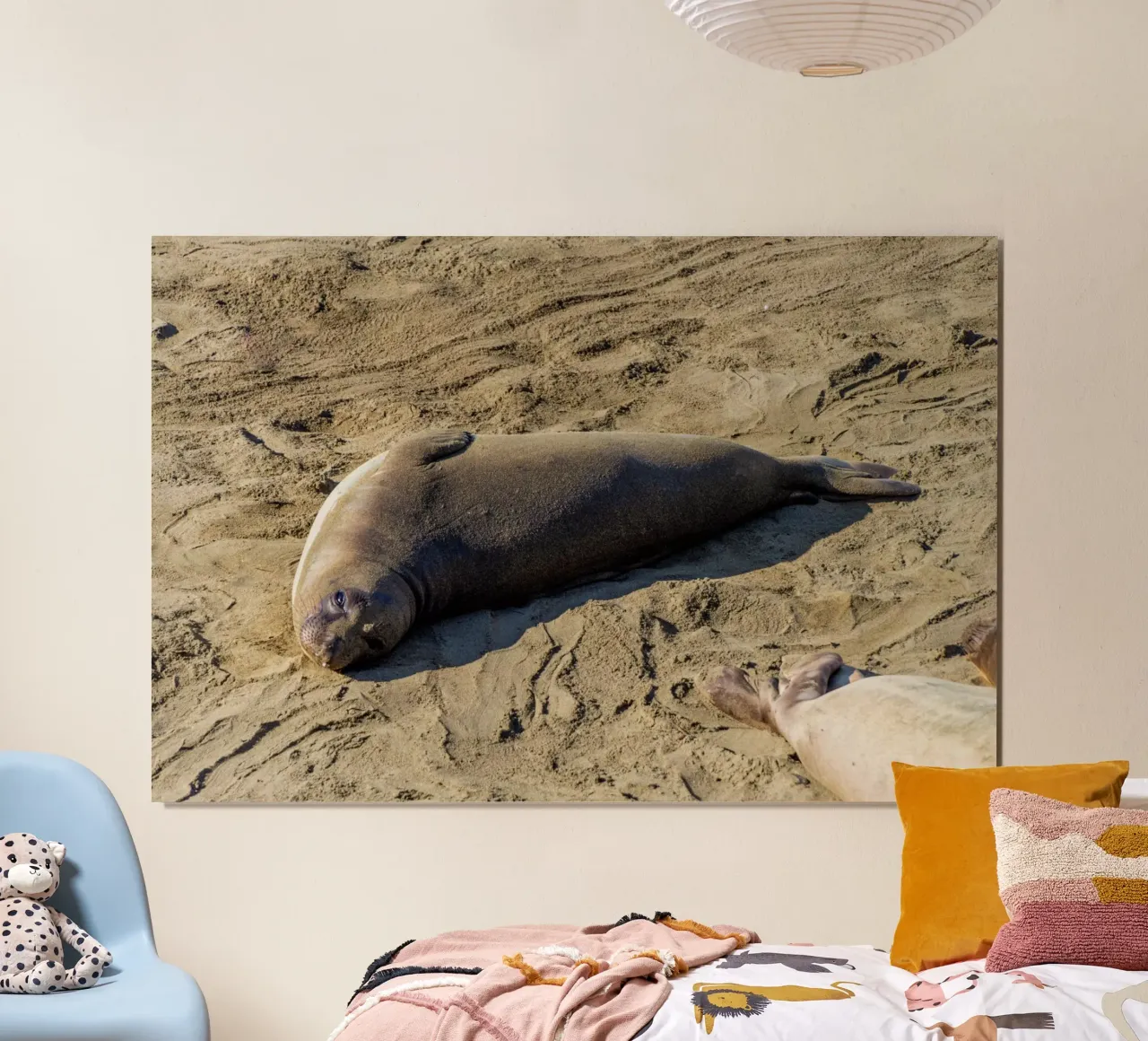 Seal poster con telaio in alluminio da anderm
