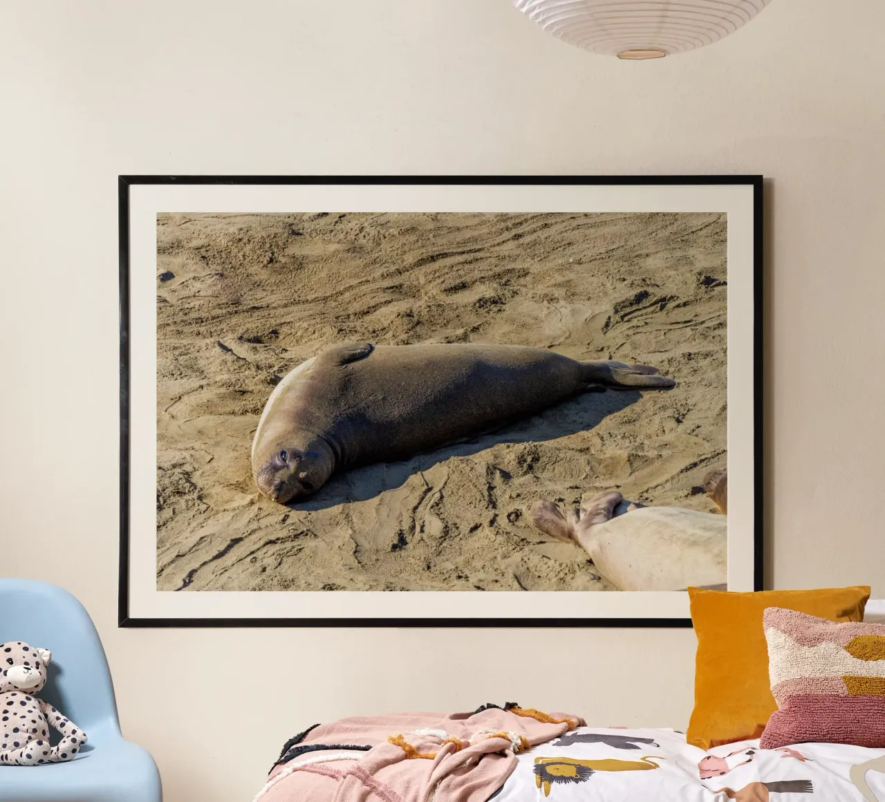 Seal poster con telaio in alluminio da anderm