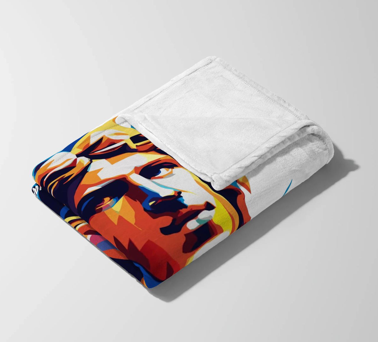 Alexander the Great in WPAP Pop Art coperta in pile da vectorartnesia