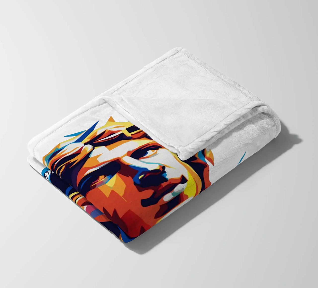 Alexander the Great in WPAP Pop Art coperta in pile da vectorartnesia