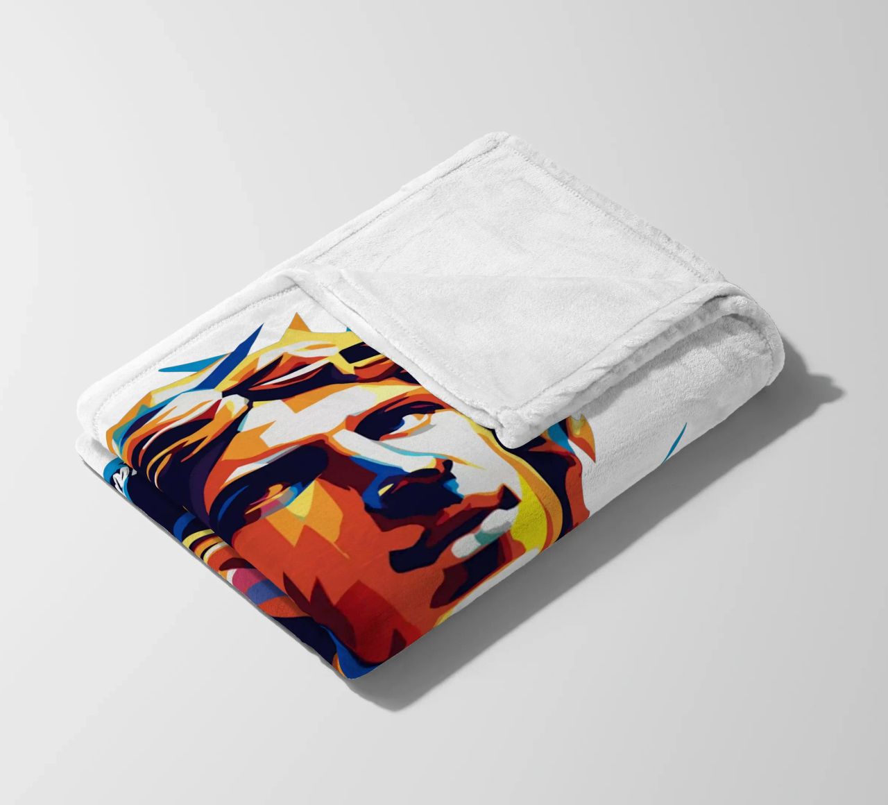 Alexander the Great in WPAP Pop Art coperta in pile da vectorartnesia