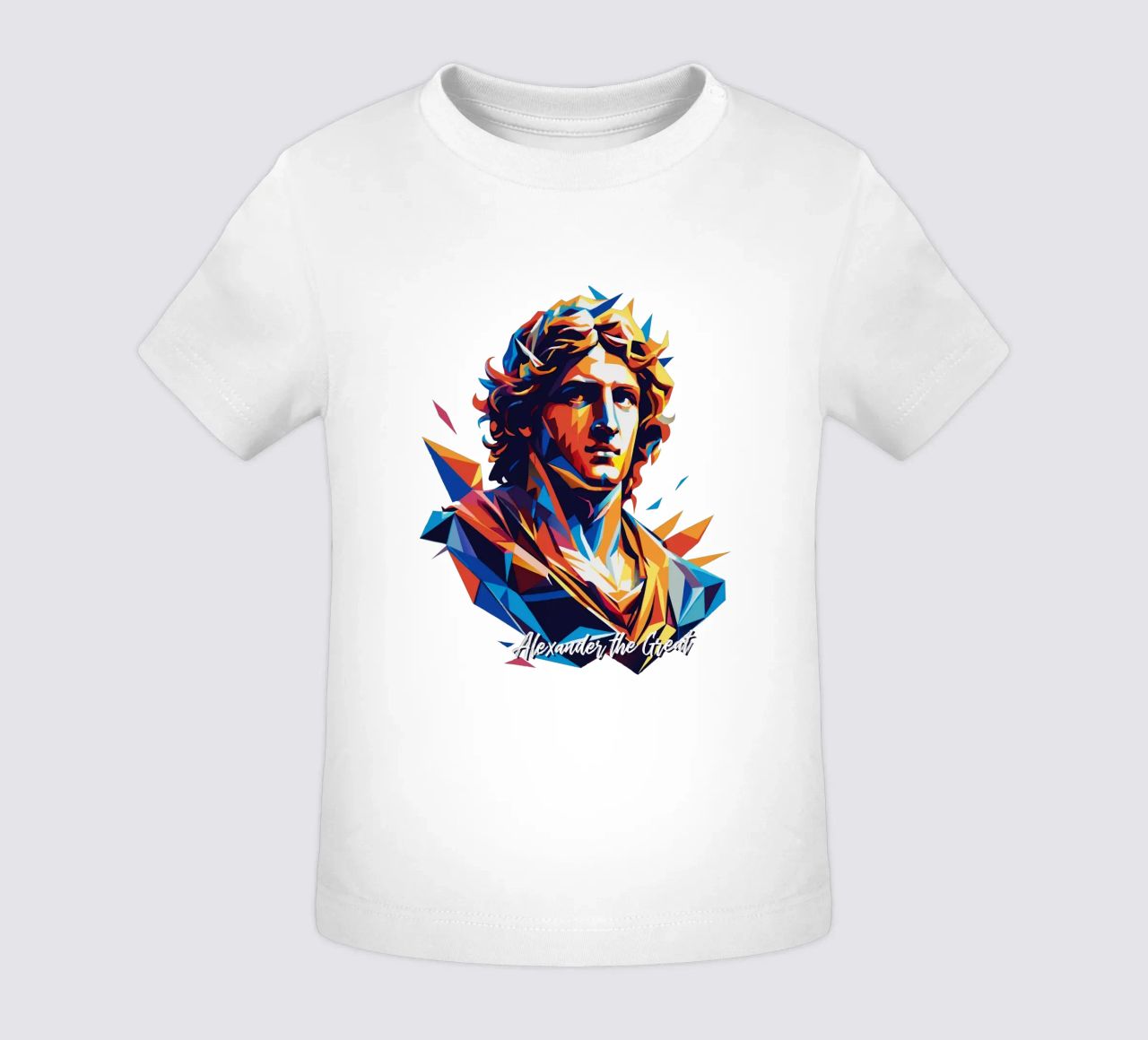 Alexander the Great in WPAP Pop Art maglietta neonato da vectorartnesia