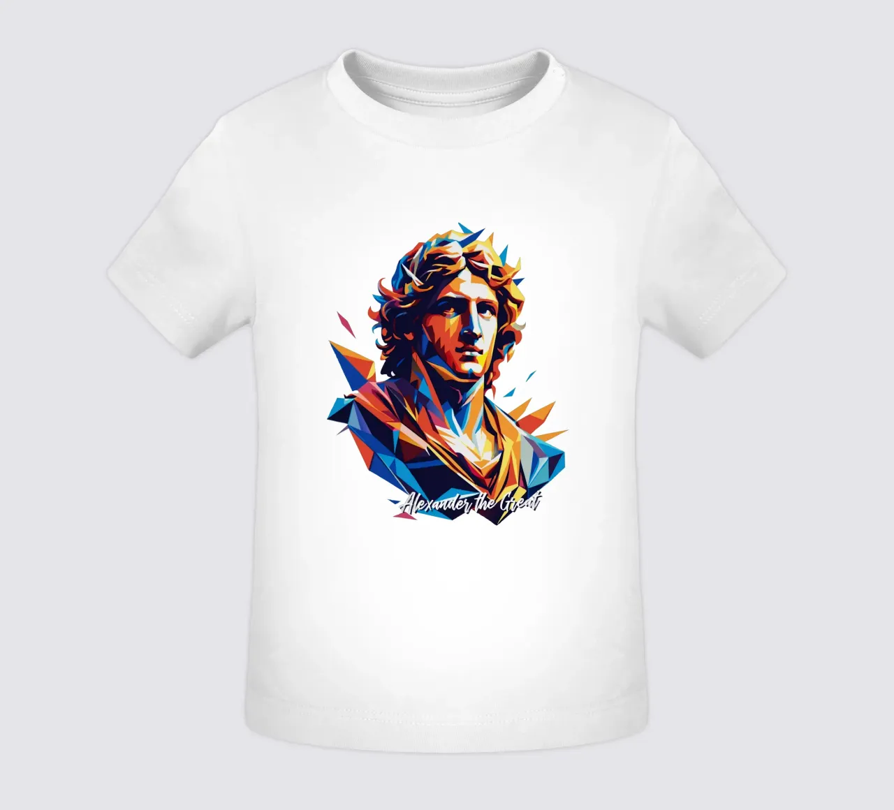 Alexander the Great in WPAP Pop Art maglietta neonato da vectorartnesia