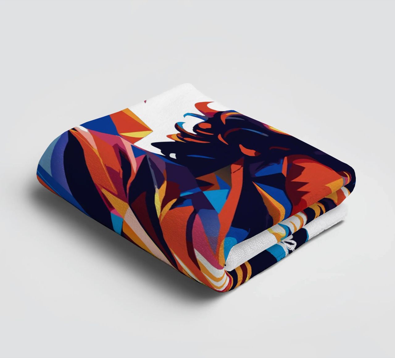Alexander the Great in WPAP Pop Art asciugamano da bagno da vectorartnesia