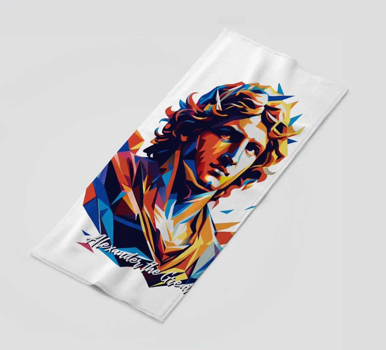 Alexander the Great in WPAP Pop Art telo mare da vectorartnesia