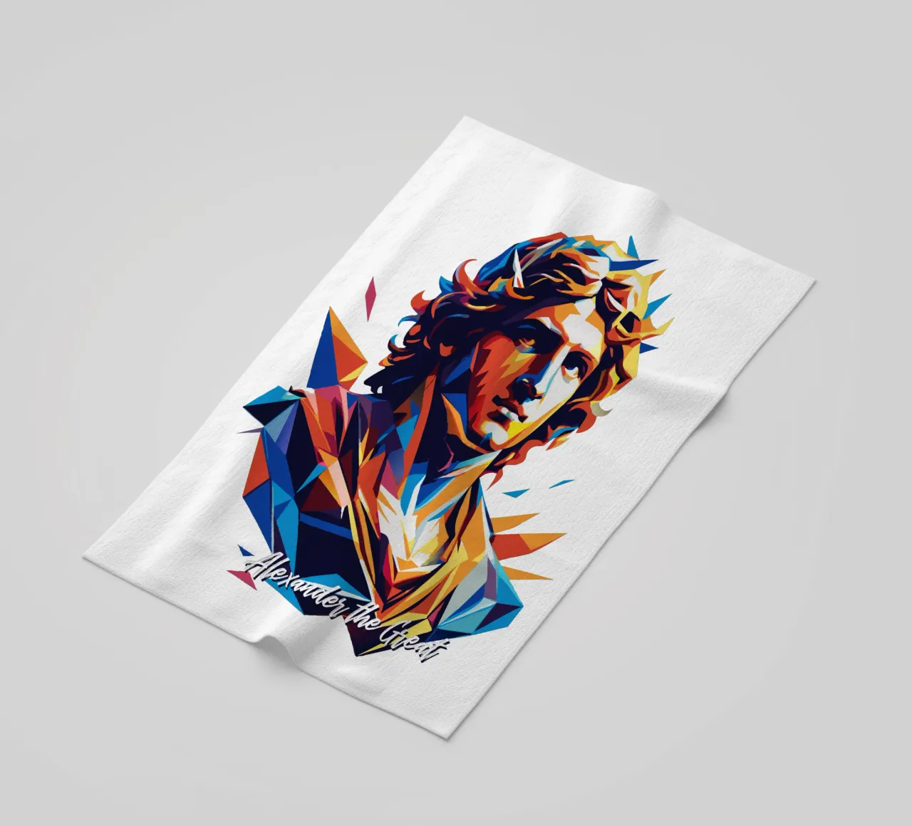 Alexander the Great in WPAP Pop Art telo mare da vectorartnesia