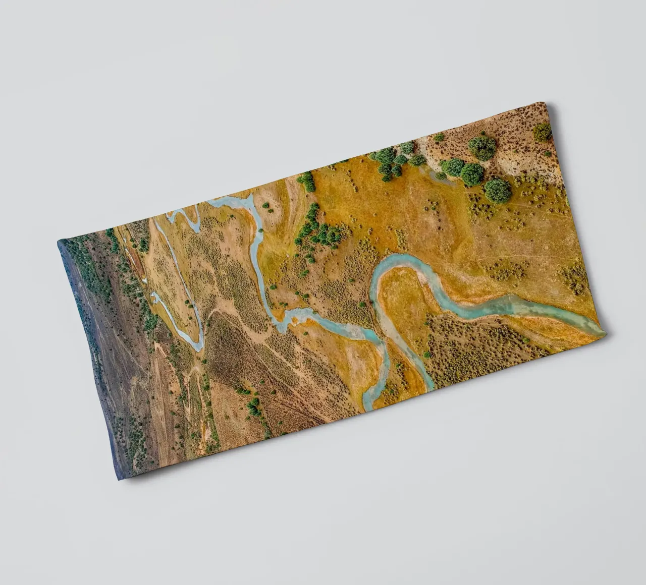 Curvy river towel by anderm
