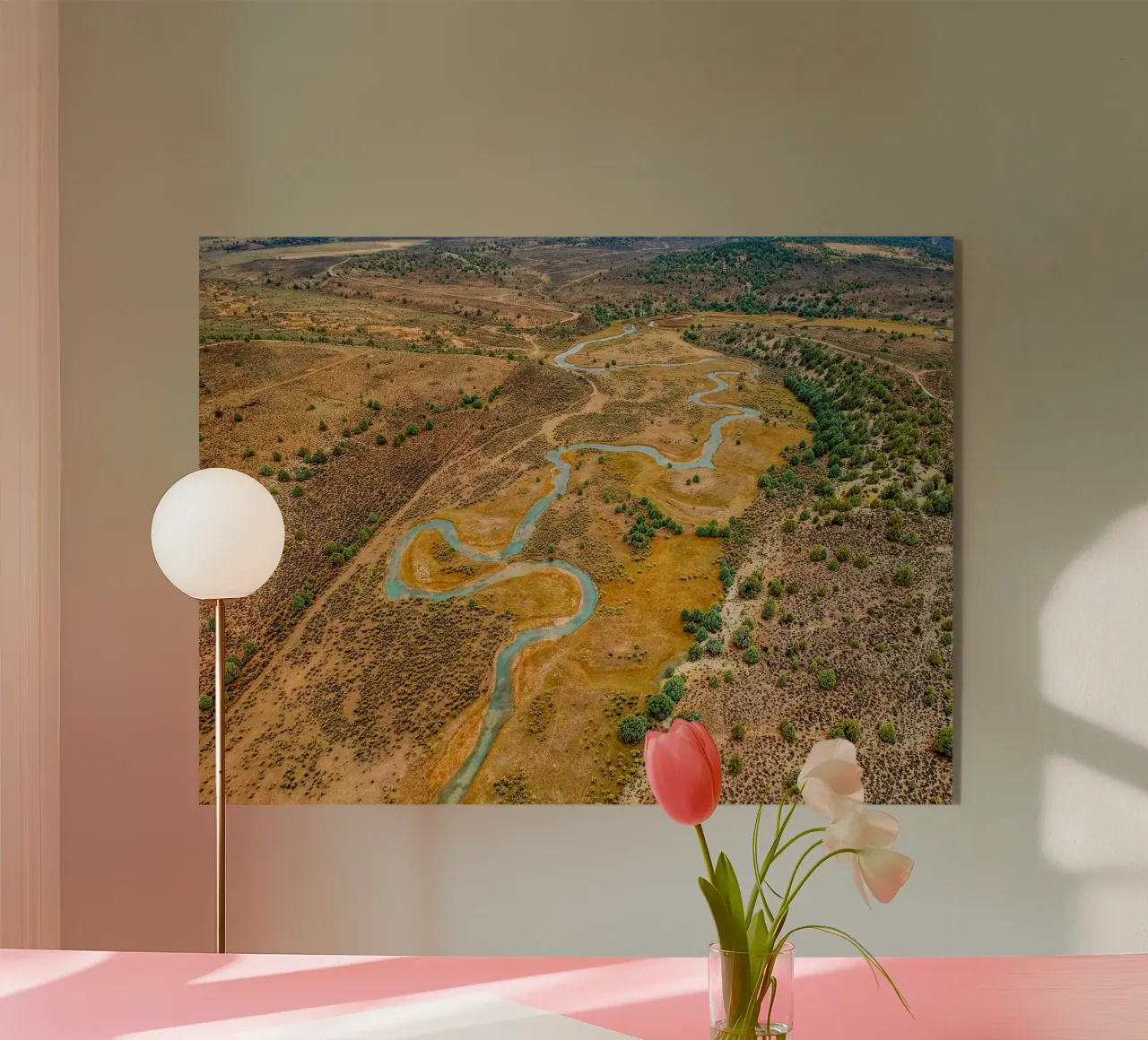 Curvy river plexiglass da anderm