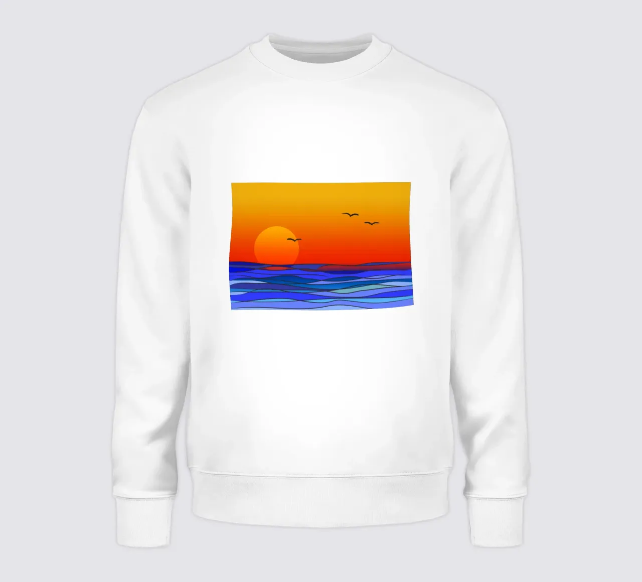 tramonto felpa da Atteloi Art