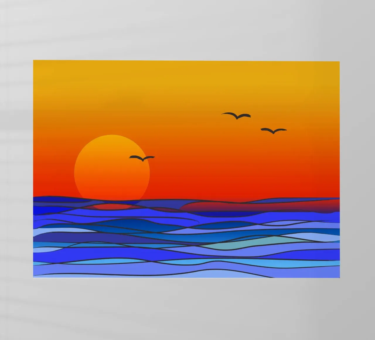 sunset pellicola backlit da Atteloi Art