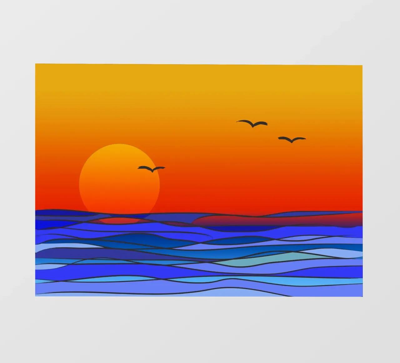 sunset pellicola backlit da Atteloi Art