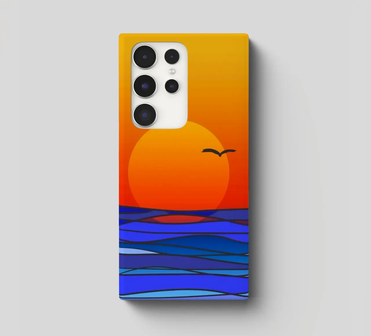 tramonto cover samsung da Atteloi Art